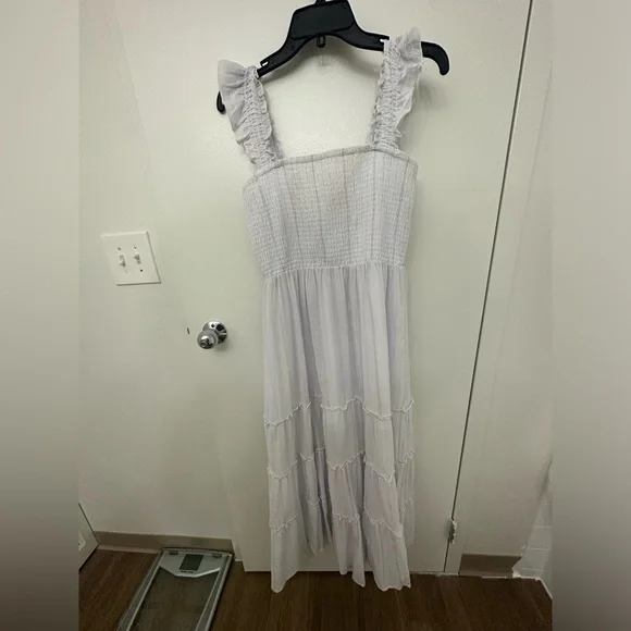 NWT White Summer Dress 👗 (stains) Size XL - Picture 2 of 9